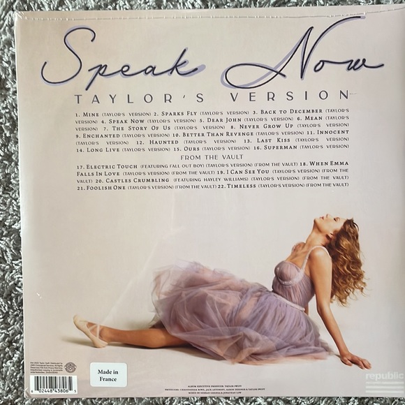 NEW UNOPENED speak now tv vinyl - Picture 2 of 3